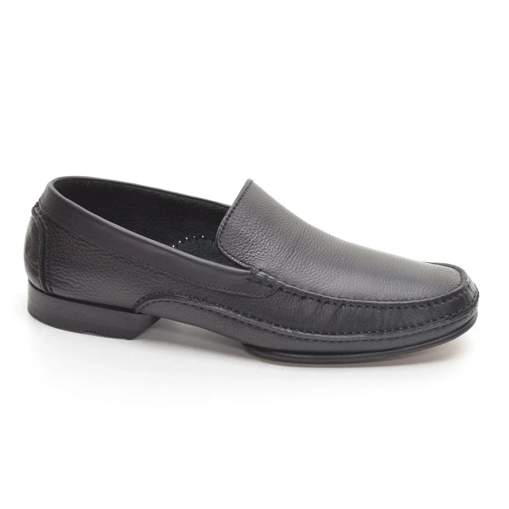 Men A. Testoni York Black Driving Mocs Loafers 10 M